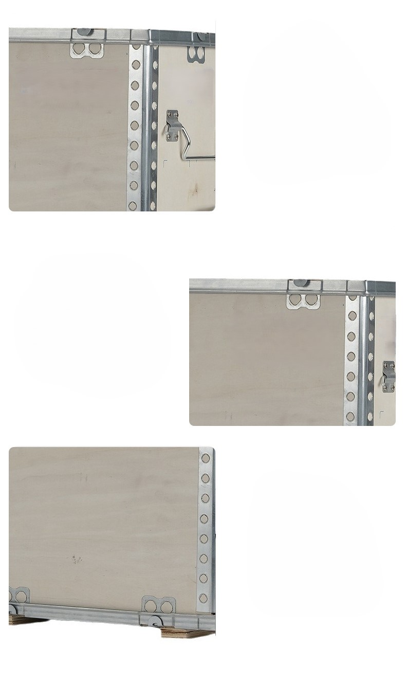 Fumigation-free plywood steel strap wooden box 3