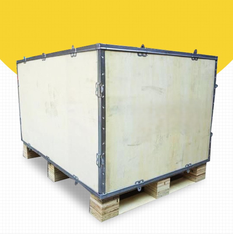 Folding wooden boxes for logistics turnover transportation 11 02
