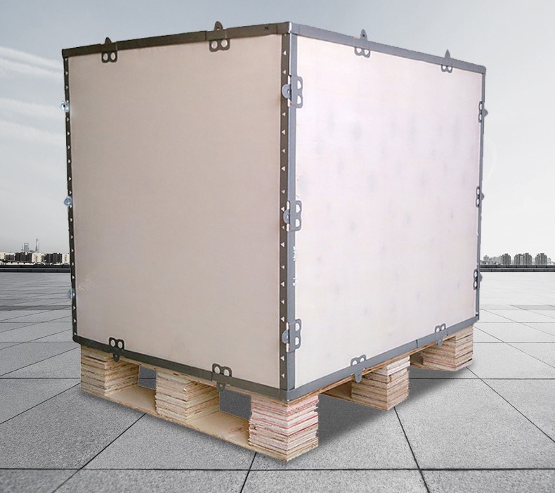 Packing wooden box disassembly steel belt plywood 9 02