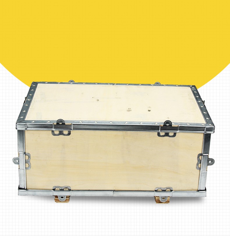 Assembled mobile dangerous goods wooden box 48