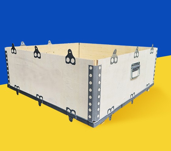 Butterfly snap plywood packaging large wooden box 20