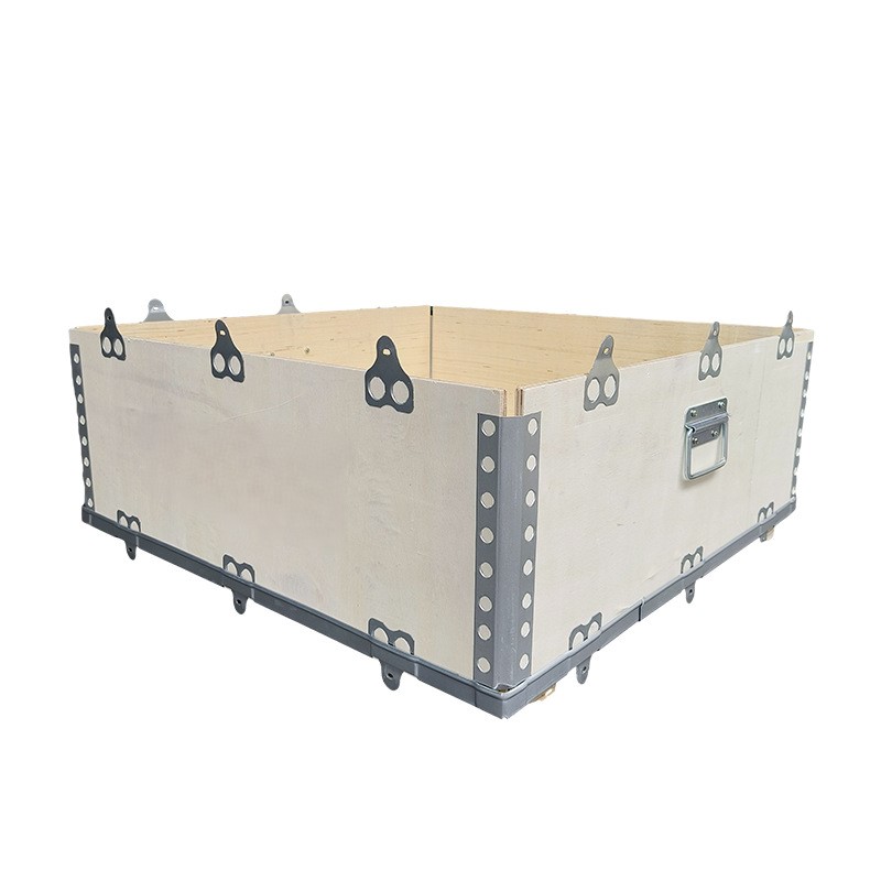 Butterfly snap plywood packaging large wooden box 20 01