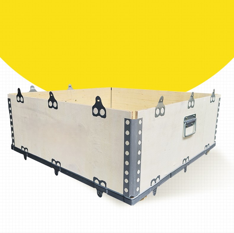 Butterfly snap plywood packaging large wooden box 20 02