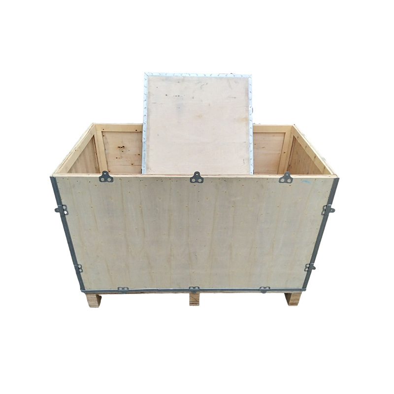Detachable and foldable portable logistics wooden box 45 01
