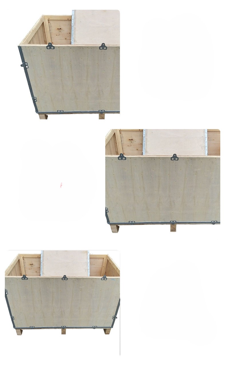 Detachable and foldable portable logistics wooden box 45