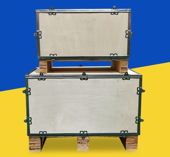 Detachable logistics turnover transport wooden box 37