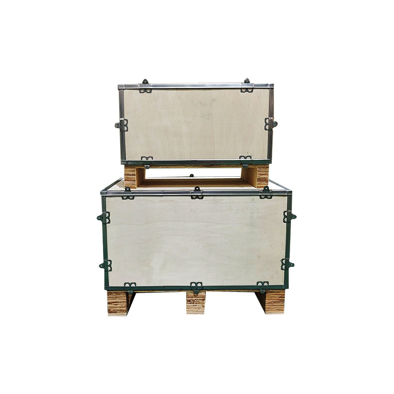 Detachable logistics turnover transport wooden box 37