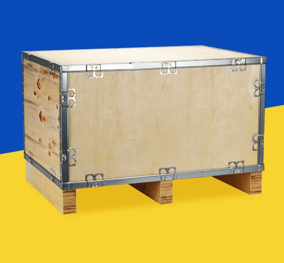 Fumigation-free plywood steel plate packaging box 23 02