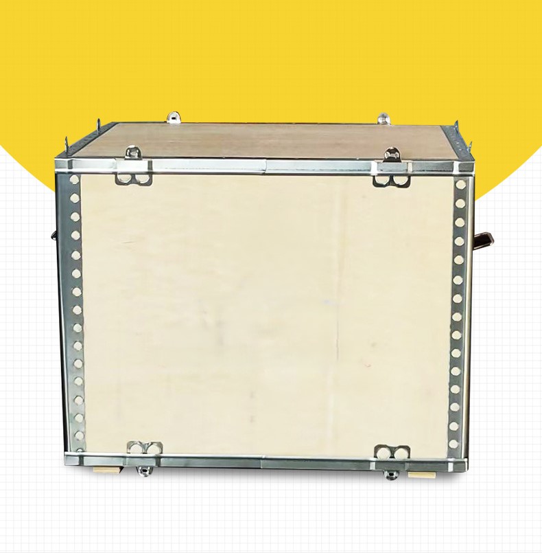 Fumigation-free steel strapping buckle wooden box 17 02