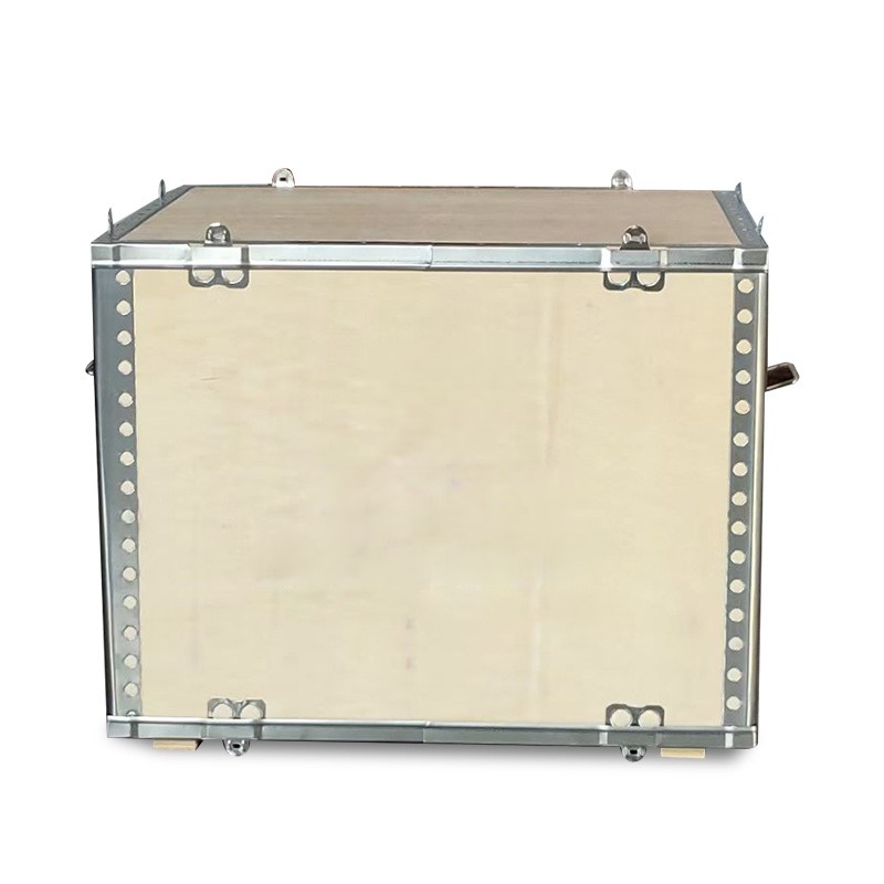Fumigation-free steel strapping buckle wooden box 17
