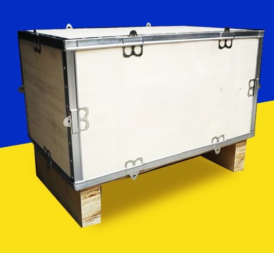 Fumigation-free transport packaging wooden box foldable 38