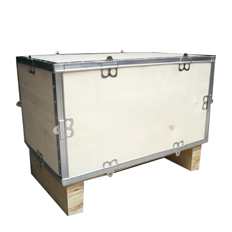 Fumigation-free transport packaging wooden box foldable 38