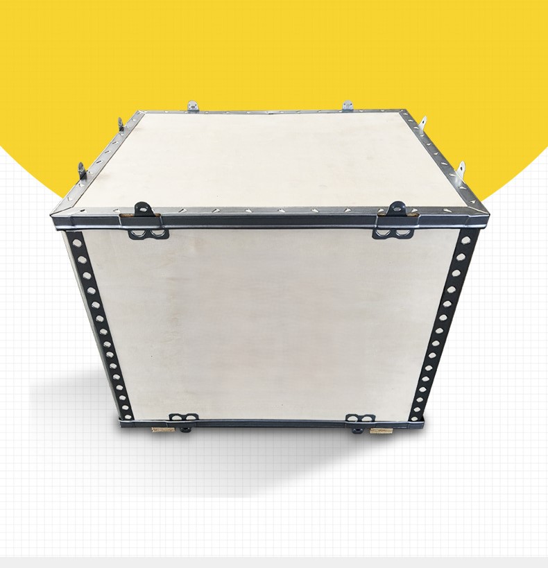 Plywood fumigation-free steel strap wooden box 15 02