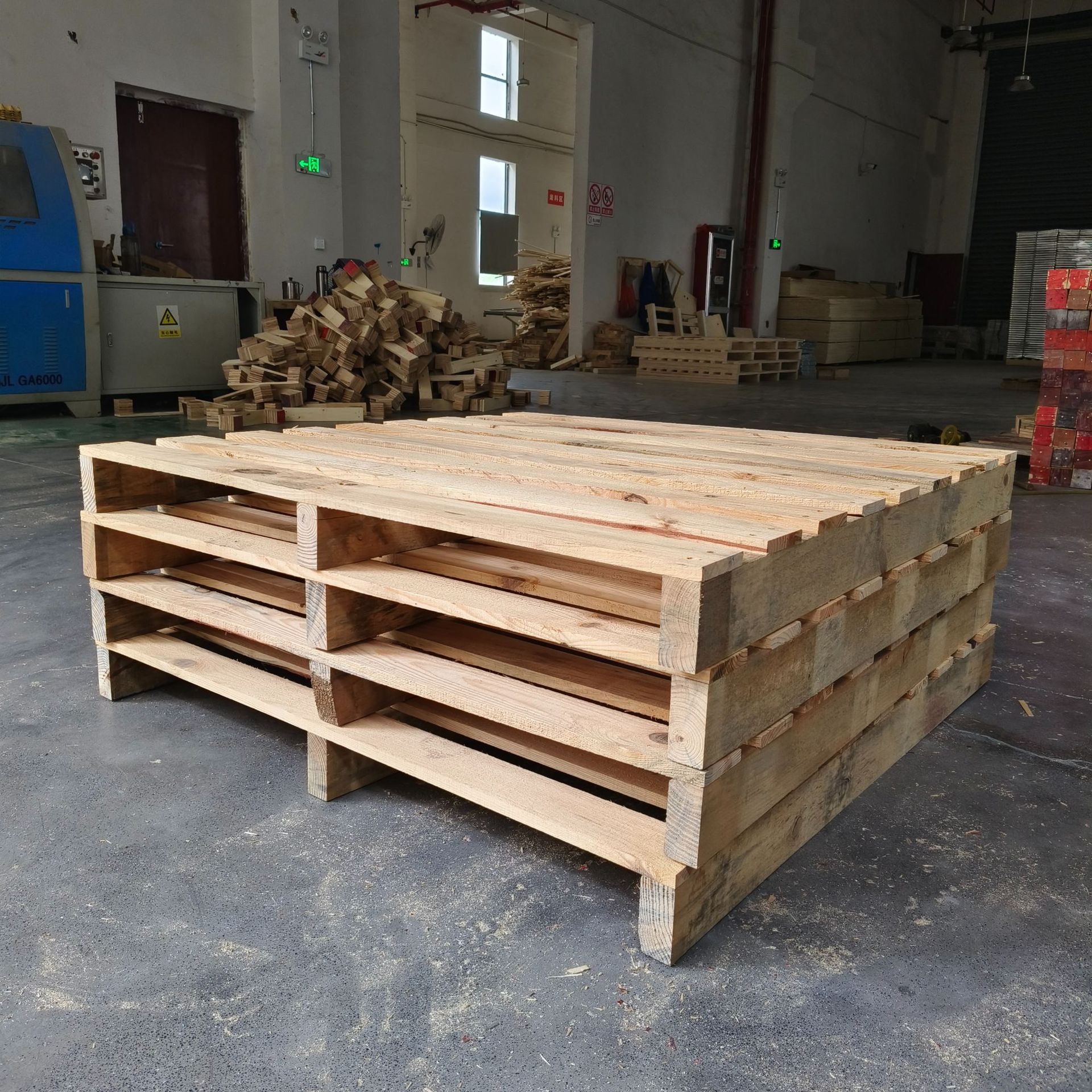 Solid wood plywood pallet forklift board 29