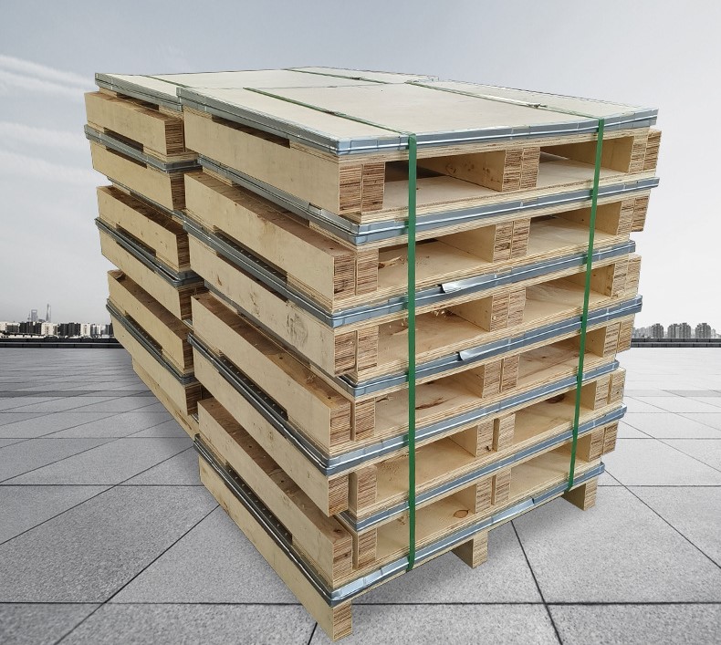 Two-sided forklift wood solid wood thickened pallet 32