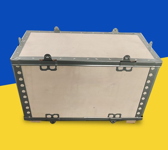 Removable steel belt box Fumigation-free wooden box 58
